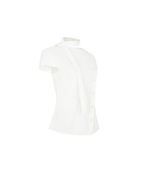 OFFSET SHIRT [ CREAM WHITE ]