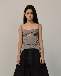 TWISTED TOP [ LILAC GREY ]